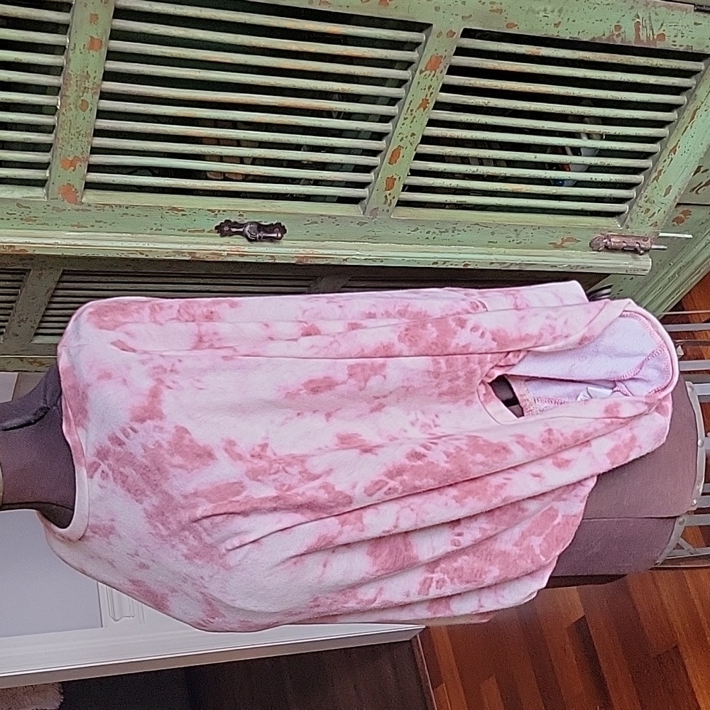 Pink Tie-Dye Women's Top S